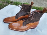 Cordovan + shark galway boots for JL (2)